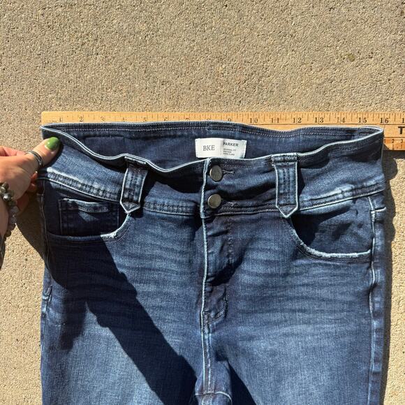 Buckle BKE Parker Super Flare Universal Fit High Rise Jeans 30x32 1/2 PBK127R - Picture 9 of 12